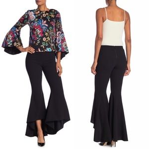 Alice & Olivia | Jinny Asymmetrical Flare Leg Pant